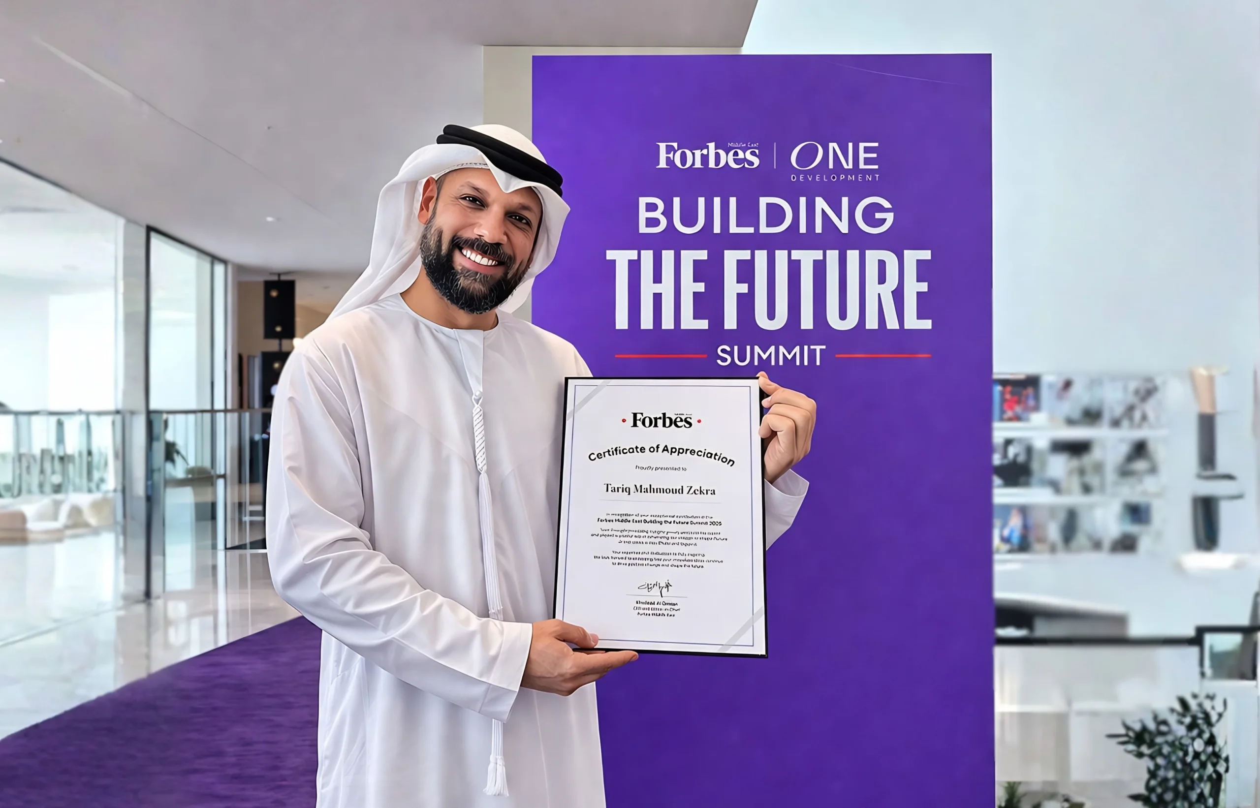 Tariq Zekra Featured on Forbes Middle East