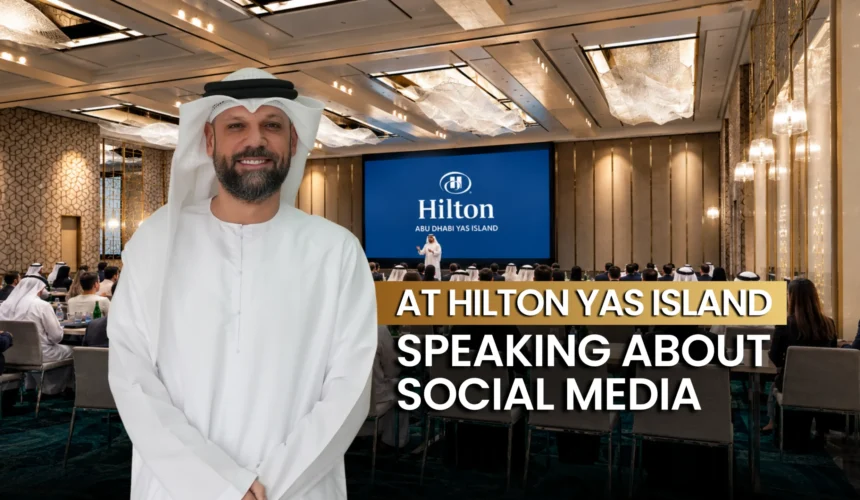 Tariq Zekra Speaking at Hilton Yas Island